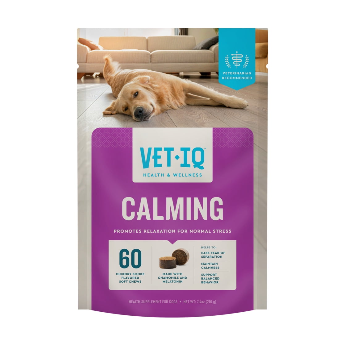 (3 Pack) Natural Calming Chews for Dogs – 60 Soft Chews Each – Anxiety & Stress Relief